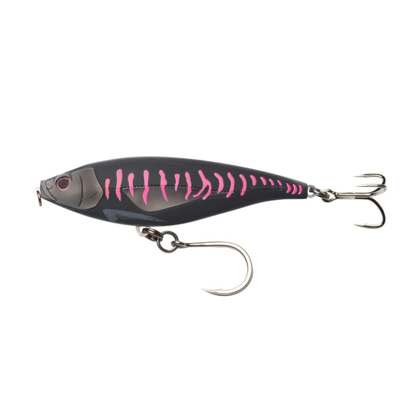 Nomad Design Madscad 190mm AT Hard Body Trolling Lure Black Pink Mackerel
