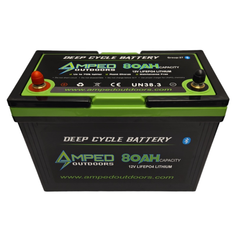 80Ah Lithium Battery (LiFePO4) 12.8V – Bluetooth 80Ah Battery