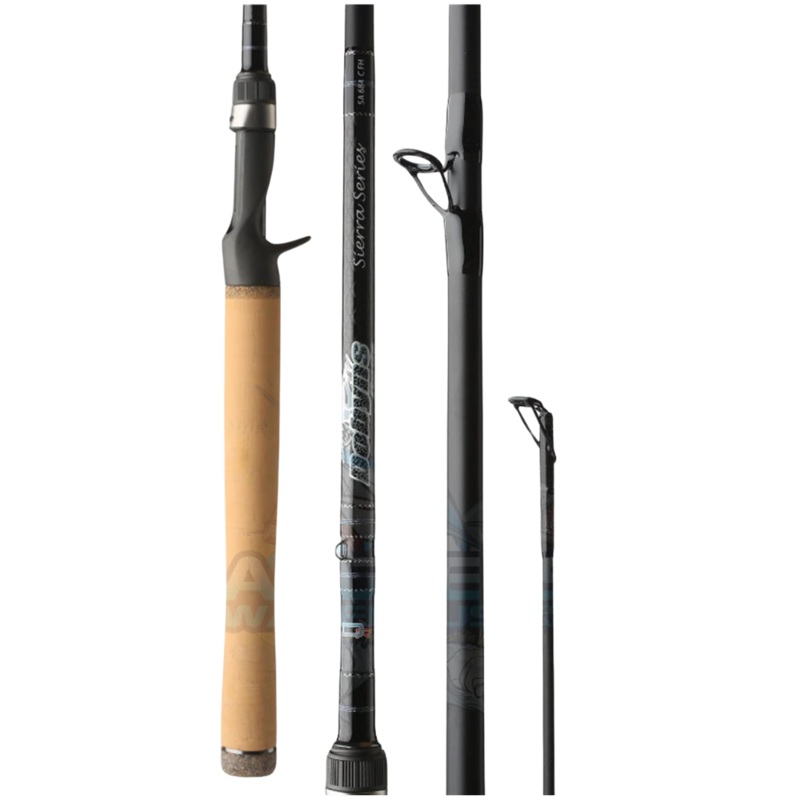 Dobyns Sierra Series Baitcast Rod 6FT 5IN 2-8LB 1PC – 650C