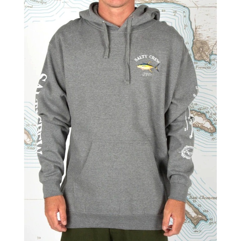 Salty Crew Ahi Mount Fleece S OLIVE