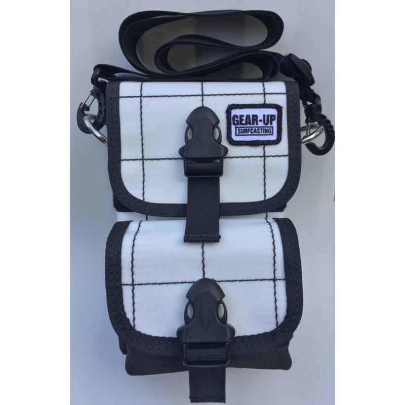 GearUp 2-Tube Surf Bag w/ Front Pouch Black