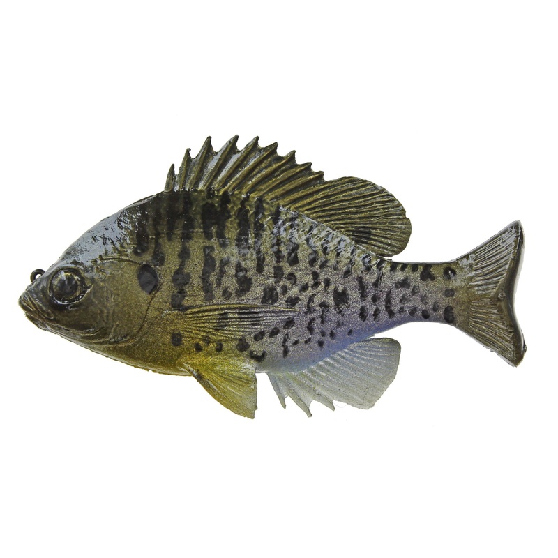 Huddleston Deluxe Bluegill Top Hook Swimbait Bluegill Rof-12