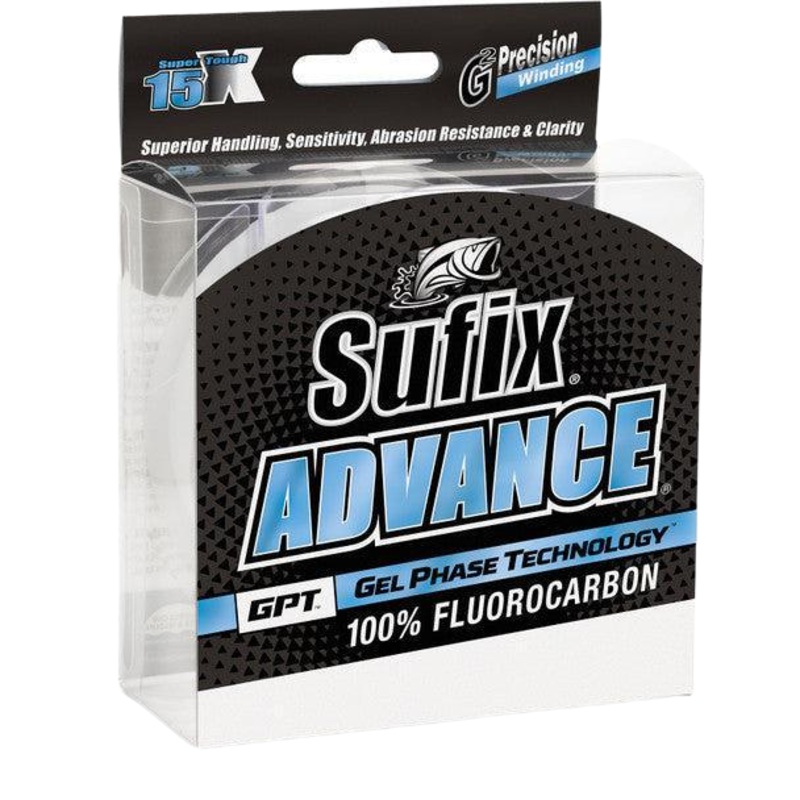 Suffix Adv Fluoro Leader 12 lb Clear