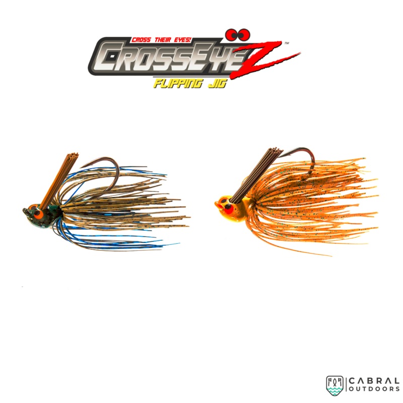 CrossEyeZ Flipping Jig  | 5/8 OZ | 1 pc/pkt Spring Pumpkin