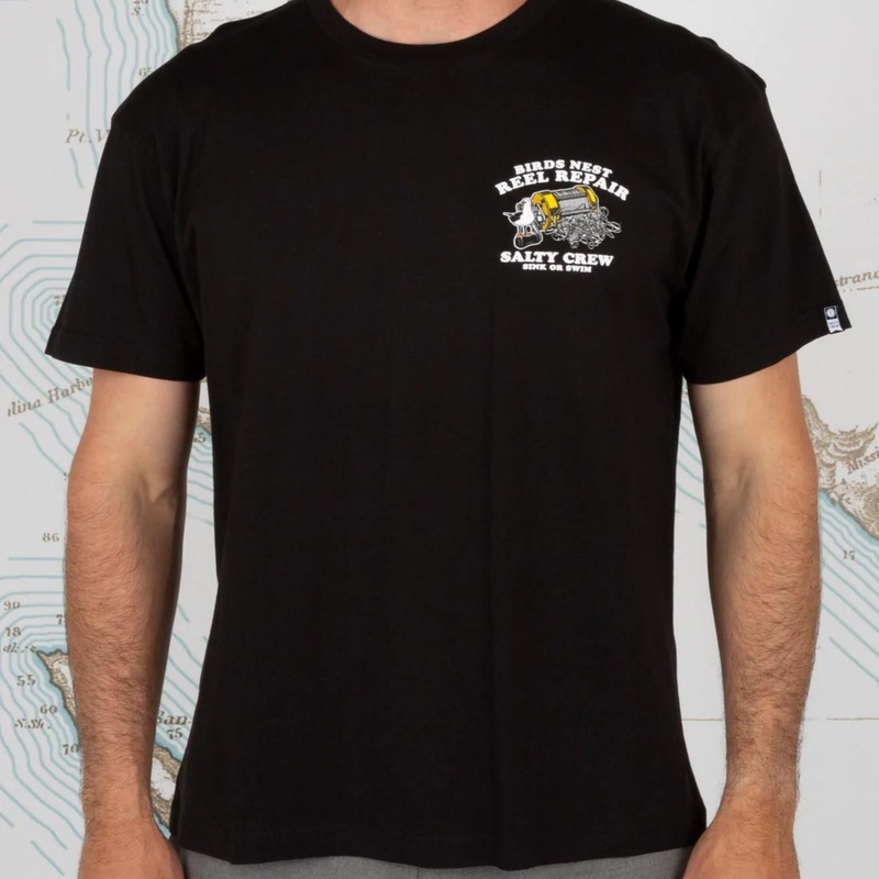 Salty Crew Birdsnest Premium S/S Tee M Black