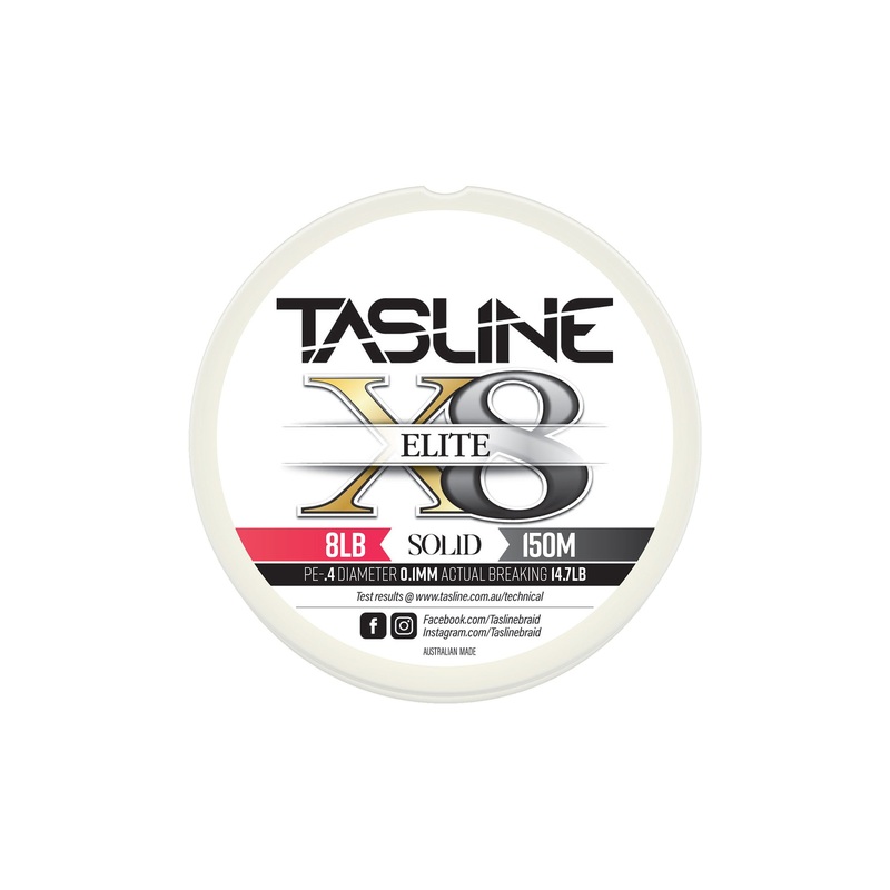 Tasline Elite White – 150m PE 0.4 – 8lb