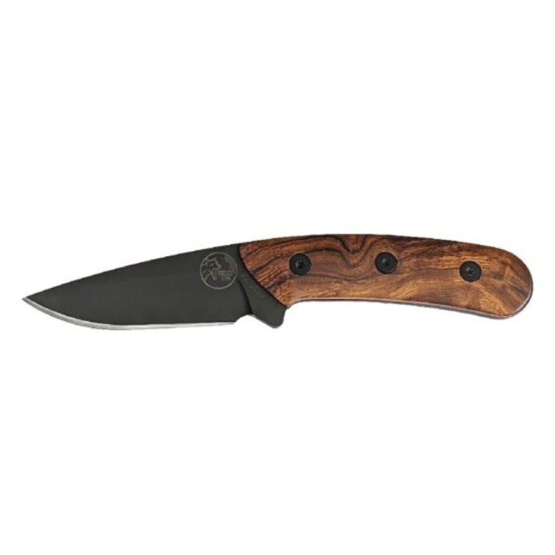 Tassie Tiger Australian Made Fixed Blade Drop Point Knife Desert Iron Wood