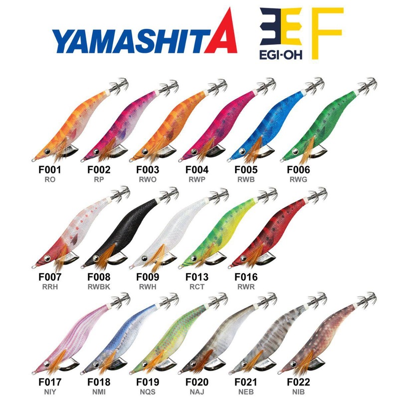 Yamashita EGI OH F Squid Jig 3.5 RO – Orange Glow