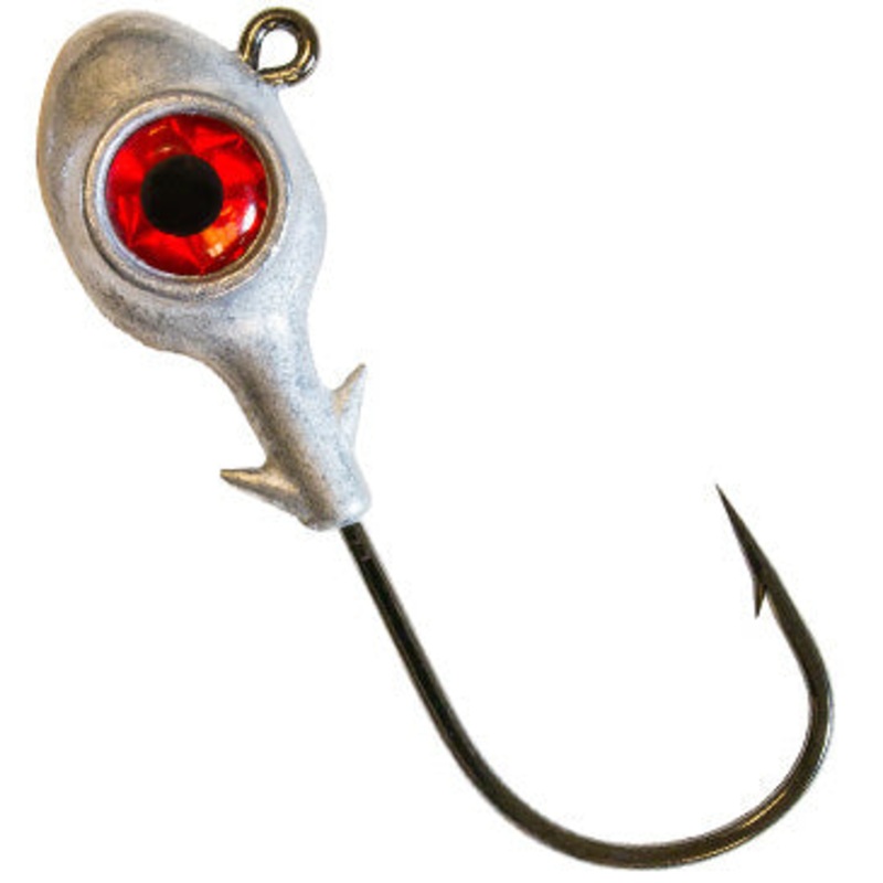 Z-Man Striper Eye Jigheads Glow 5/0 – 1/2 Oz 2 Pack