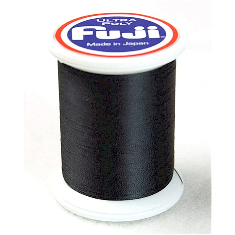 Fuji Ultra Poly Thread NOCP Size D 400M Spool 001 Black