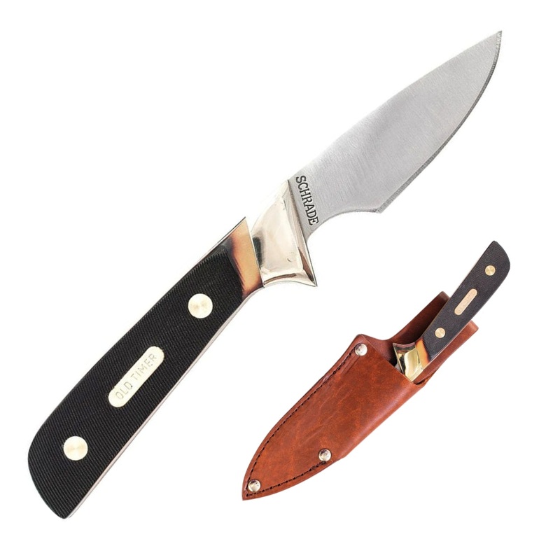 Old Timer Lil Finger Fixed Blade Knife 2.5 INCH BROWN