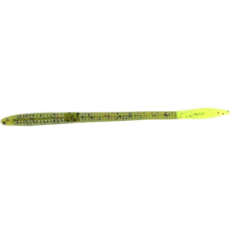 Zoom Trick Worm 6.5” Watermelon Red/Chart 20Pk