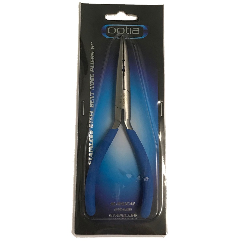 Optia Stainless Steel Premium Bent Nose Pliers 11 Inch