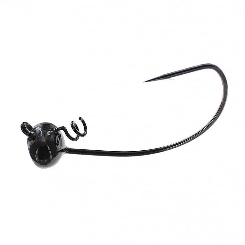 Spotsticker Football Ewg Shaky Head 4Pk 1/8 oz Black