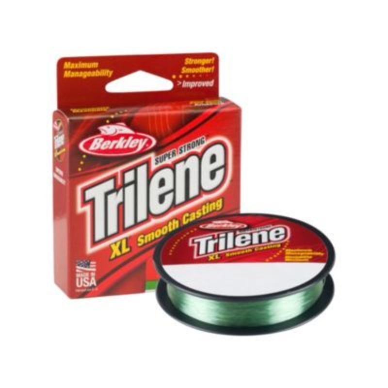 Berkley Trilene XL Monofilament 110yd | 100m Low-Vis Green Line 10lb-12lb 0.28mm