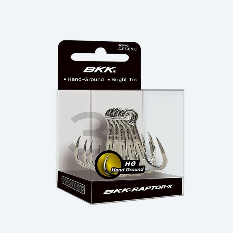 BKK Raptor-X Treble Hooks #6 – 9pk