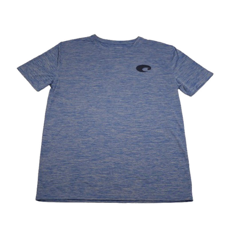 Costa Tech Slam Tuna Men’s Short-Sleeve T-Shirt Royal Blue Heather Small