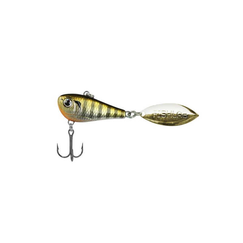 FishLab Bio-Shad Willow Tailspin 1 1/2″ – 3/4oz Perch