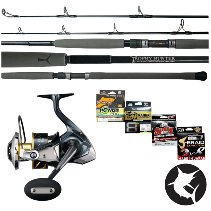 Trophy Hunter Tuna Combo – Topwater 838 / Stella SWD 14000