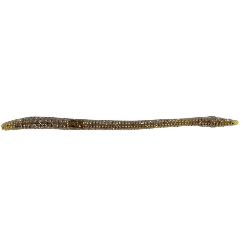 Zoom Trick Worm 6.5” Green Pumpkin Magic 20Pk