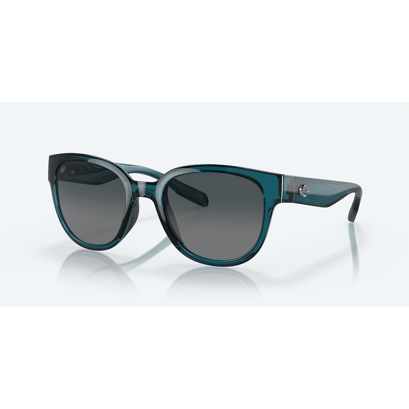 Costa Salina Polarized Sunglasses Polarized Glass (580G) Gray Gradient Teal