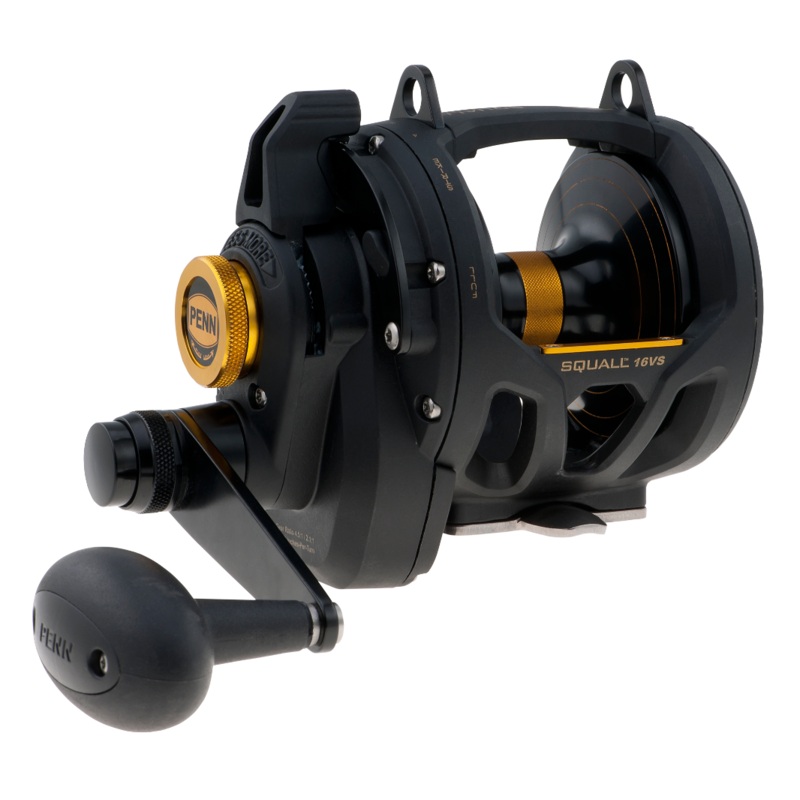 Penn Squall Lever Drag 2 Speed Overhead Reel SQL16VS