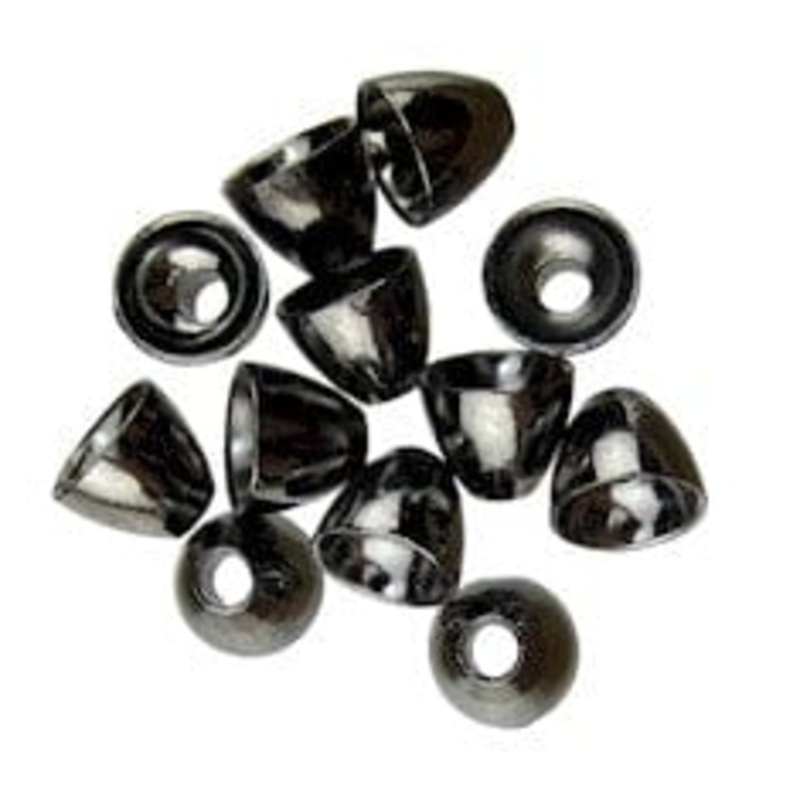 Wapsi Tungsten Coneheads Large Black Nickel
