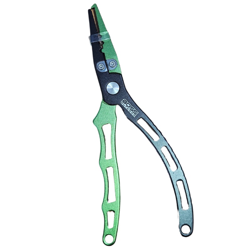 Boss Aluminium Pliers 17CM Black / Green