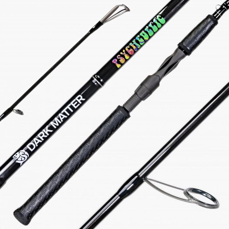 Dark Matter Psychedelic Inshore Spinning Rods Medium Black