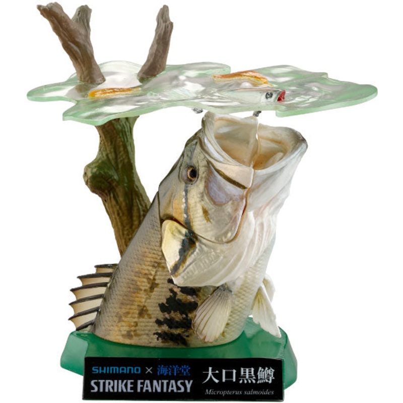 SHIMANO  Kaiyodo STRIKE FANTASY Oguchi Black Bass Figurines – 22AW Shimano Online Show Limited Color