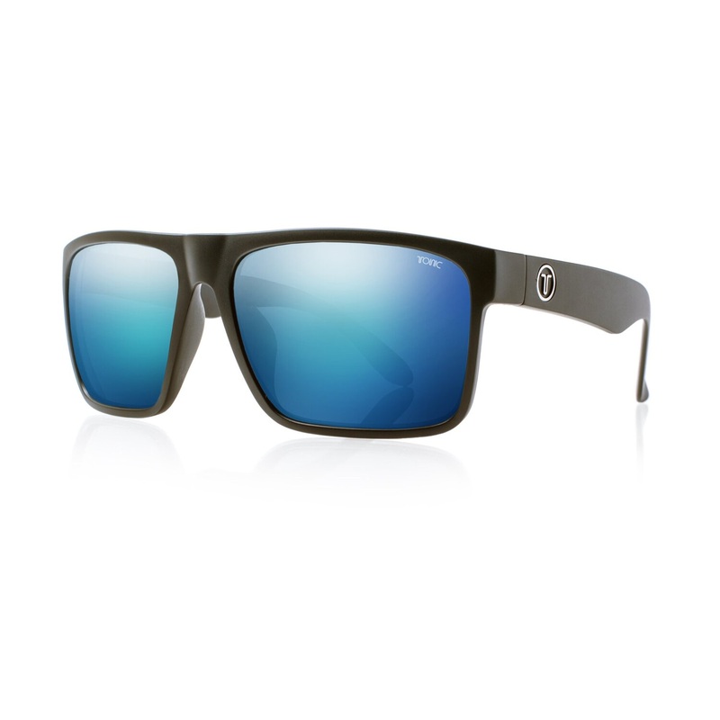 Tonic Outback Matt Black Glass Blue Mirror