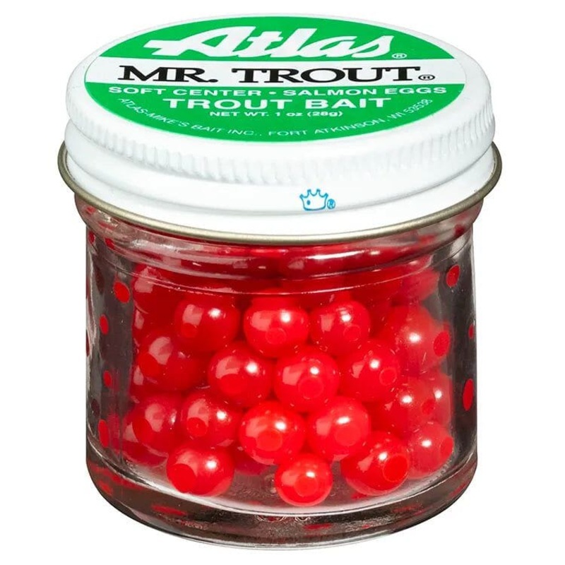 Atlas Mikes Salmon Eggs Mr. Trout Red