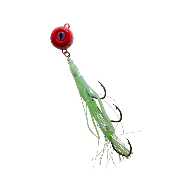 Berserker Meathead Hybrid Jig 150g Bloody Cray Glow