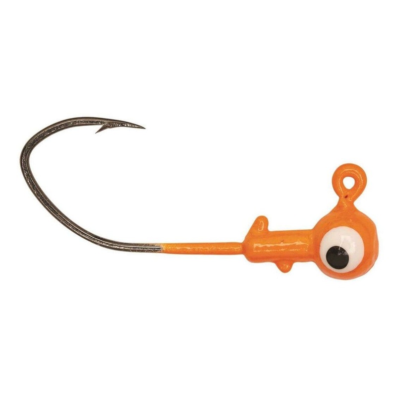 Eagle Claw Pro-V Ball Jighead Orange 1/16oz