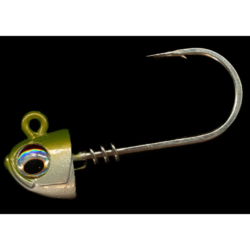 NLBN Tuna 4X Super Duty Jig Head 1.5oz Green Back
