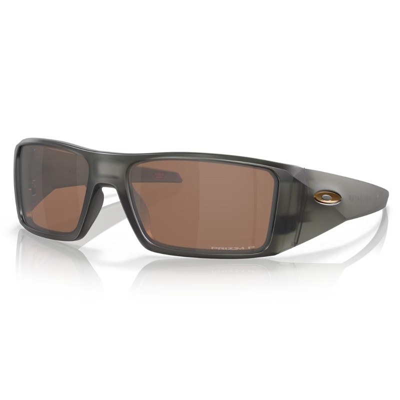 Oakley Heliostat Sunglasses Blue Steel Frame / Prism Sapphire Polarised Lens