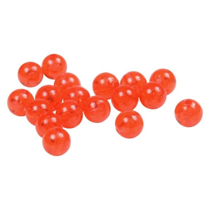 Sea Striker Plastic Beads 20pk 8mm Red