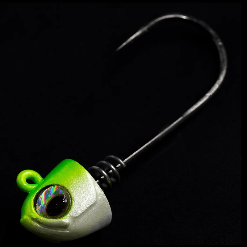 8″ Jig Head – NLBN Limesider 3/4 oz.