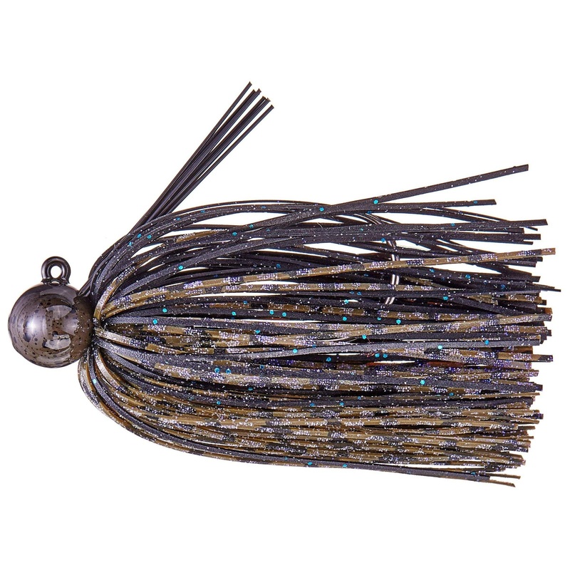 Fitzgerald Fishing Bryan Thrift Tungsten Micro Jig Green Pumpkin Black Blue 3/8 oz