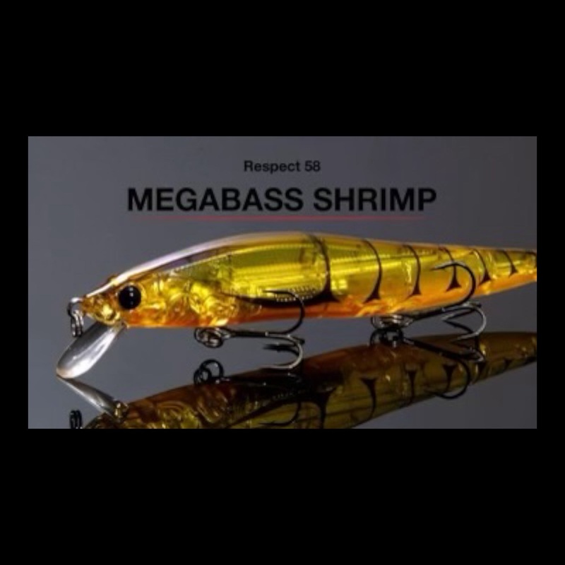 Megabass Limited Edition Respect Series #58: Megabass Shrimp – 12pc Set Full set