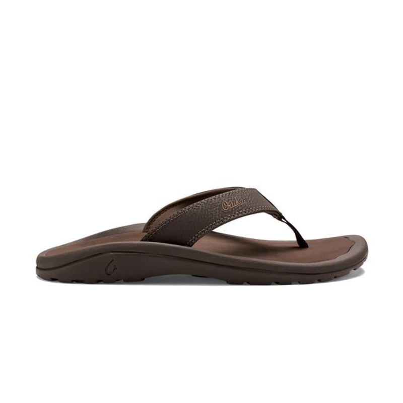 OluKai Men’s Ohana Sandals Dark Java/Ray 8