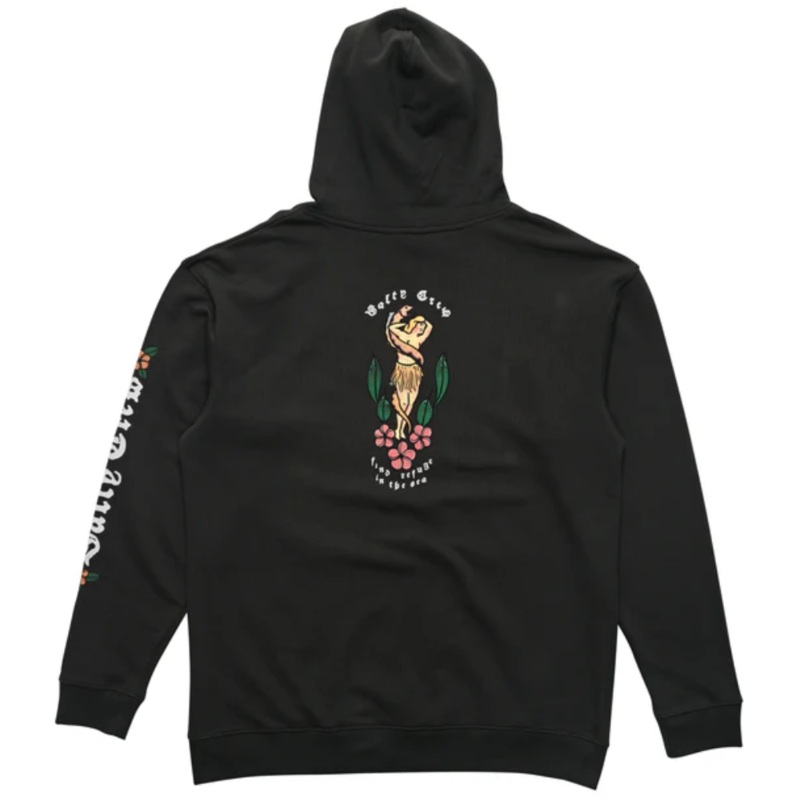 Salty Crew Old School Vintage MW Hood Fleece M VINTAGE BLACK