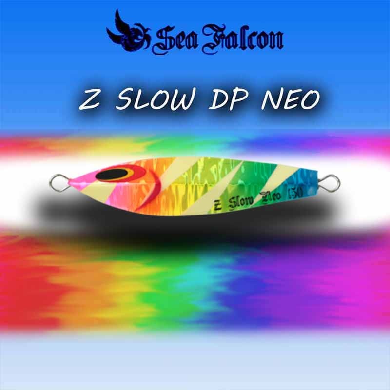Sea Falcon 120G Z Slow Neo Slow Pitch Jig LIGHTNING GLOWING PINK