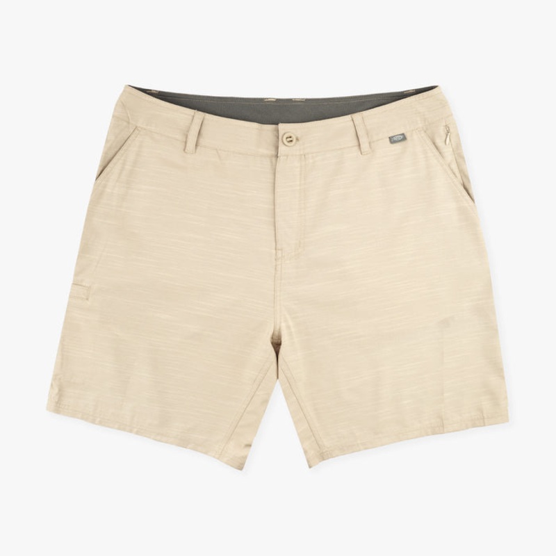 Aftco 365 Hybrid Stetch Chino Fishing Short Khaki 30
