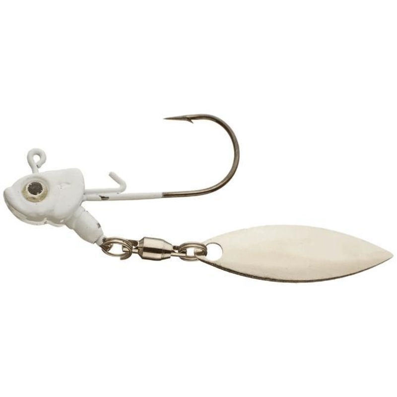 Cool Baits Down Under Snow White With Nickel Blade 3/8 2/0