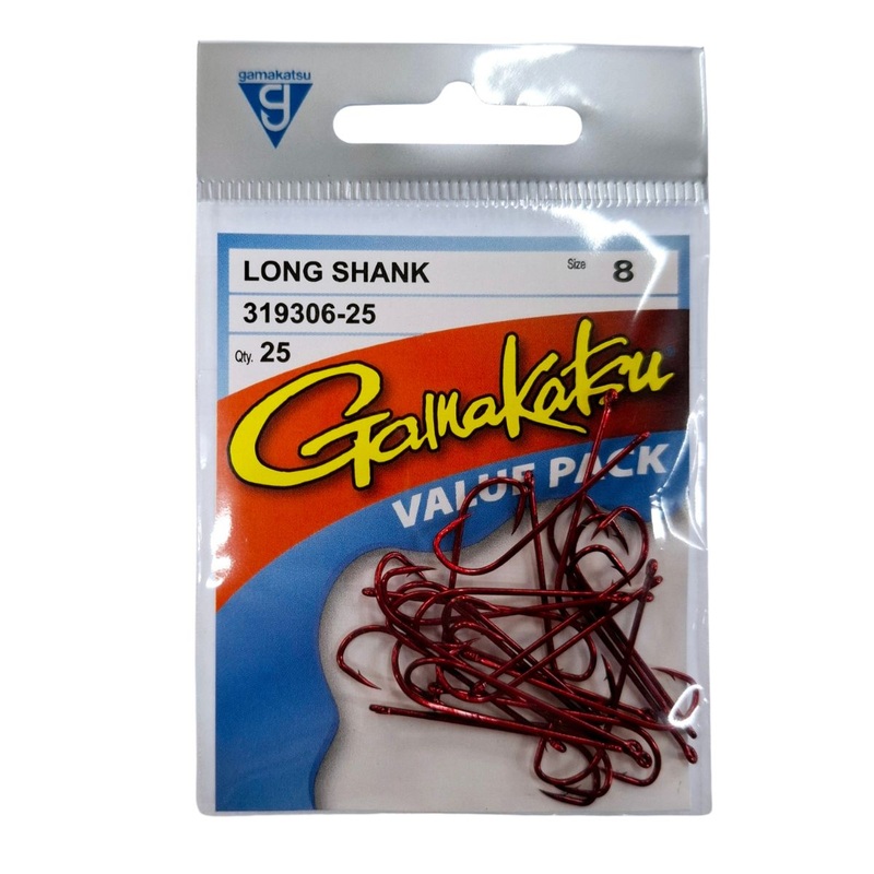Gamakatsu Long Shank Hook 25pk 12