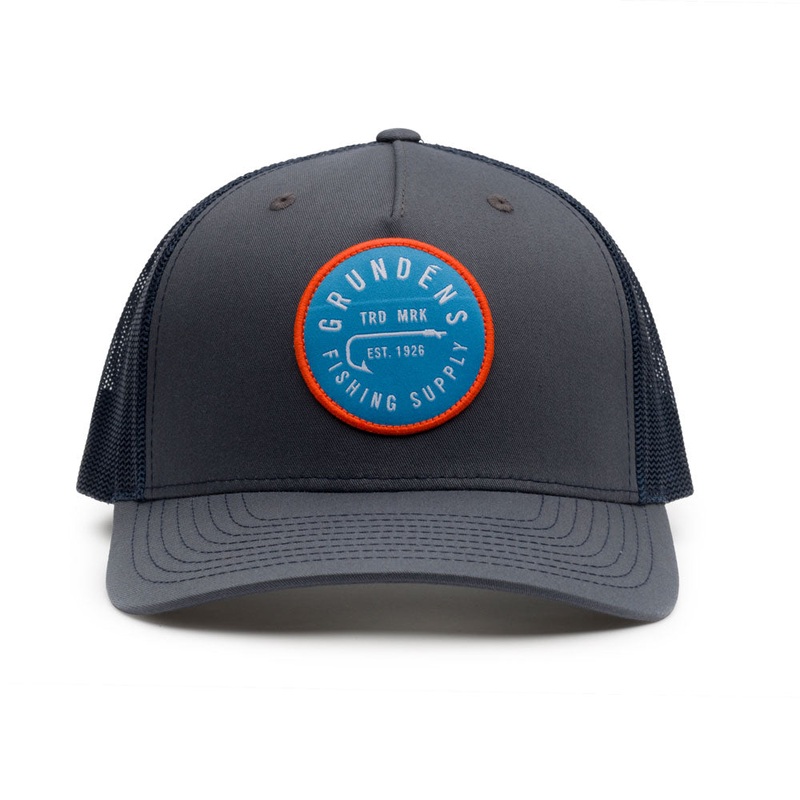 Grundens Hook Trucker Hat Ombre Blue/Navy