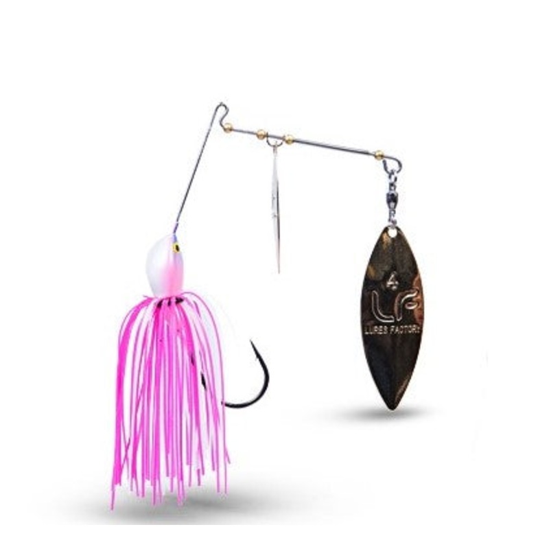 Lure Factory I-Spinner Spinner Bait 17g | 8cm | size 3/0 | 1pcs/pkt Black Lemon