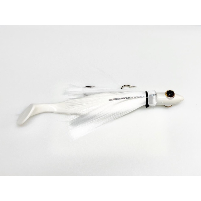 MagicTail Bullet Head Mojo Trolling Lure White 04oz