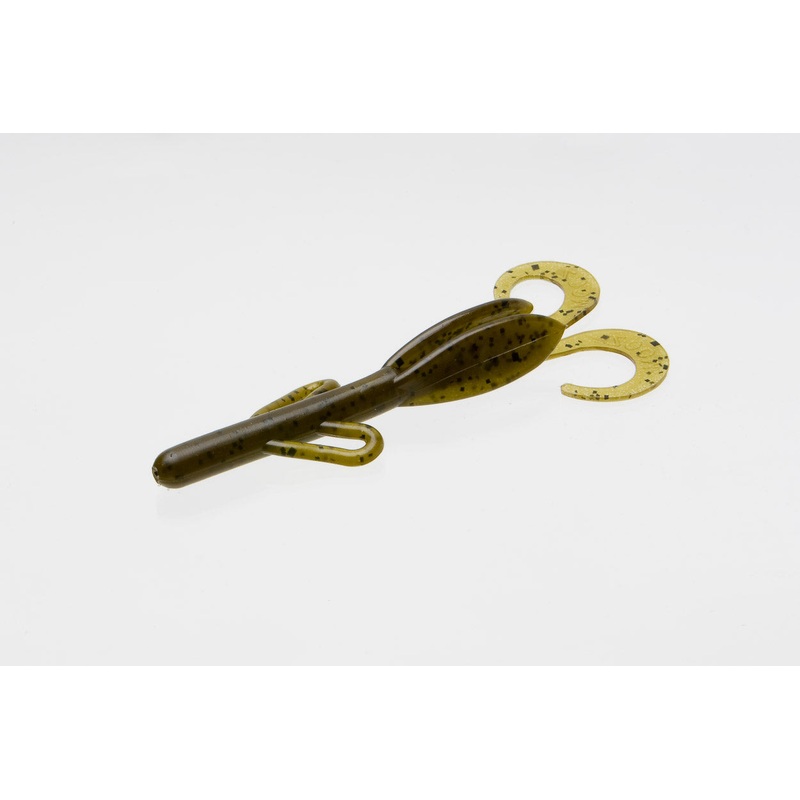 Soft Bait – Zoom – BABY BRUSH HOG 4″ (12pck) Green Pumpkin
